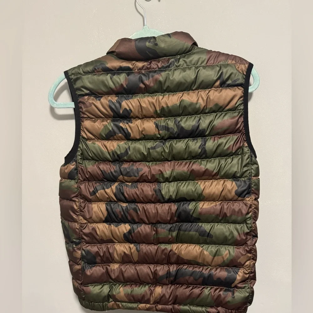 EUC-Polo Ralph Lauren- Camouflage Puffer Vest- Kids Size Large 14/16